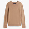 PULL HOMME LAMBSWOOL CREW NECK CAMEL CAMEL