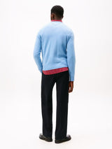 PULL HOMME LAMBSWOOL CREW NECK CIEL CIEL