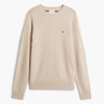 PULL HOMME LAMBSWOOL CREW NECK ECRU ECRU