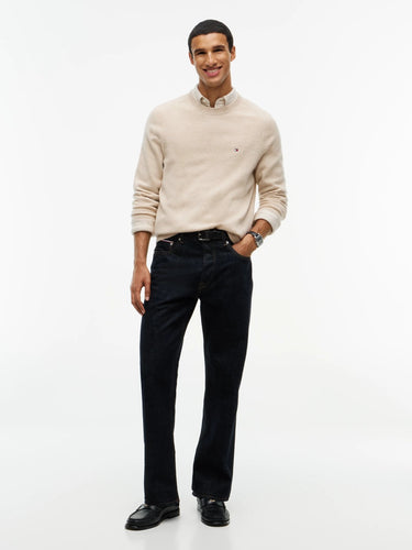 PULL HOMME LAMBSWOOL CREW NECK ECRU ECRU