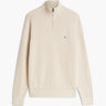 PULL HOMME PIMA CTN CASH STRUCT ECRU ECRU