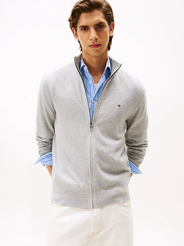 PULL HOMME PIMA ORG CTN C GRIS GRIS