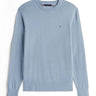 PULL HOMME PIMA ORG CTN CASHMER BLEU BLEU