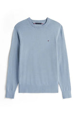 PULL HOMME PIMA ORG CTN CASHMER BLEU BLEU