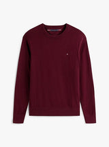 PULL HOMME PIMA ORG CTN CASHMER BORDEAUX BORDEAUX