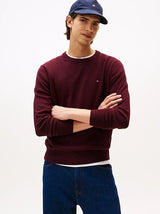 PULL HOMME PIMA ORG CTN CASHMER BORDEAUX BORDEAUX