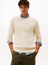 PULL HOMME PIMA ORG CTN CASHMER CREME CREME