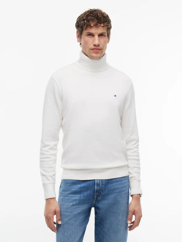 PULL HOMME PIMA ORG CTN CASHMER IVOIRE IVOIRE