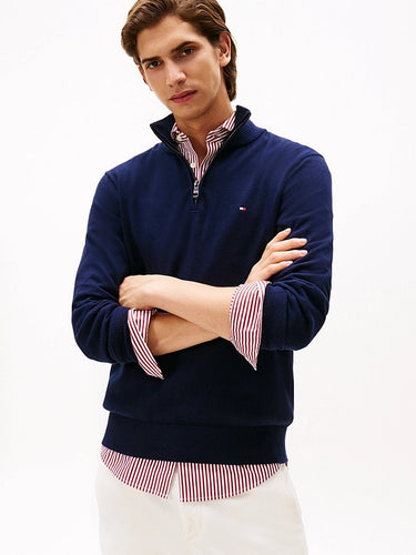 PULL HOMME PIMA ORG CTN CASHMER MARINE MARINE