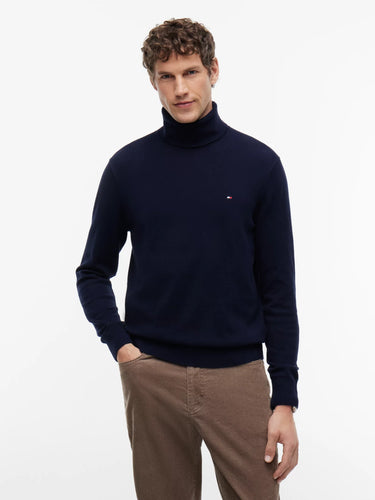 PULL HOMME PIMA ORG CTN CASHMER MARINE MARINE