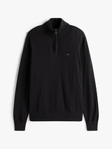 PULL HOMME PIMA ORG CTN CASHMER NOIR NOIR