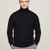 PULL HOMME PIMA ORG CTN CASHMER NOIR NOIR