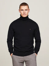 PULL HOMME PIMA ORG CTN CASHMER NOIR NOIR