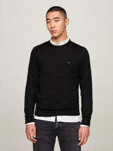 PULL HOMME PIMA ORG CTN CASHMER NOIR NOIR