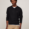 PULL HOMME PIMA ORG CTN CASHMER NOIR NOIR