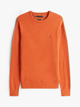 PULL HOMME PIMA ORG CTN CASHMER ORANGE ORANGE