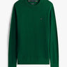 PULL HOMME PIMA ORG CTN CASHMER VERT VERT