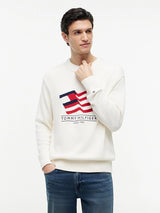 PULL HOMME RWB CREW IVOIRE IVOIRE