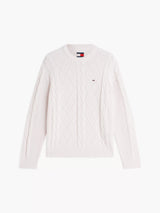 PULL HOMME REG CLASSIC FLAG BLANC BLANC