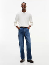 PULL HOMME SLIM ESS BLANC BLANC