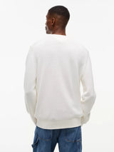 PULL HOMME SLIM ESS BLANC BLANC