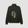 PULL MIXTE LEWIS DARK GREEN DARK GREEN