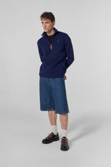 PULL MIXTE LEWIS PATCH DEEP NIGHT DEEP NIGHT