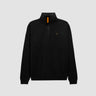 PULL MIXTE LEWIS PATCH NOIR NOIR