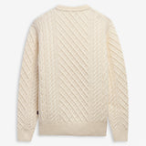 PULL MIXTE FLEMISH IRISH ÉCRU ÉCRU