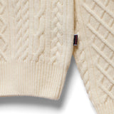PULL MIXTE FLEMISH IRISH ÉCRU ÉCRU