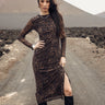 ROBE FEMME RASSANY ROAR MARRON MARRON