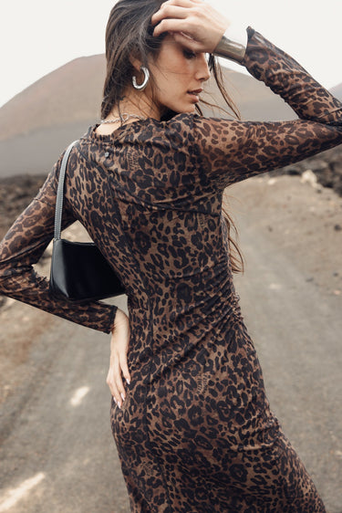 ROBE FEMME RASSANY ROAR MARRON MARRON