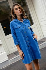 ROBE FEMME ROLLY VELVET TURKISH SEA TURKISH SEA