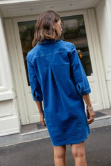 ROBE FEMME ROLLY VELVET TURKISH SEA TURKISH SEA