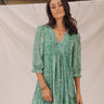 ROBE FEMME JUNA TIGREA VERT VERT