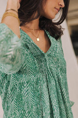 ROBE FEMME JUNA TIGREA VERT VERT