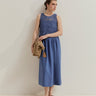 ROBE FEMME LP007357 563 BLEU 563 BLEU