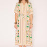 Robe MKT Studio Rodaso imprimé tropical naturel