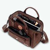 Sac bandoulière Cabaia Crossbody Medium Burlington marron foncé – vue 4