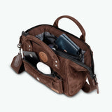 Sac bandoulière Cabaia Crossbody Small Burlington marron foncé – vue 4