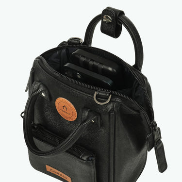 Sac bandoulière Cabaia Nano Adventurer Chelsea noir – vue 4