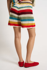 SHORT FEMME SAMI MULTICOLORE MULTICOLORE