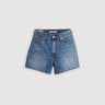 SHORT FEMME MOM '80 DENIM DENIM