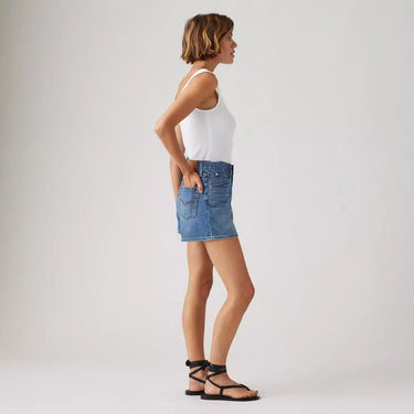 SHORT FEMME MOM '80 DENIM DENIM