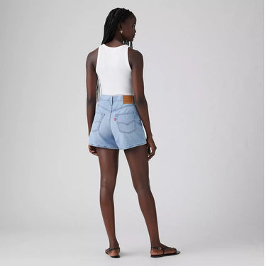SHORT FEMME MOM '80 DENIM LT DENIM LT