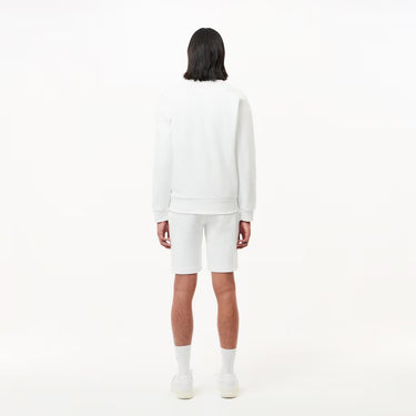 SHORT HOMME LACOSTE BLANC BLANC