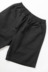 SHORT HOMME CANVAS CHEF NOIR NOIR
