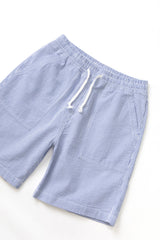 SHORT HOMME SEERSUCKER CHEF SHORTS NAVY STRIPE NAVY STRIPE