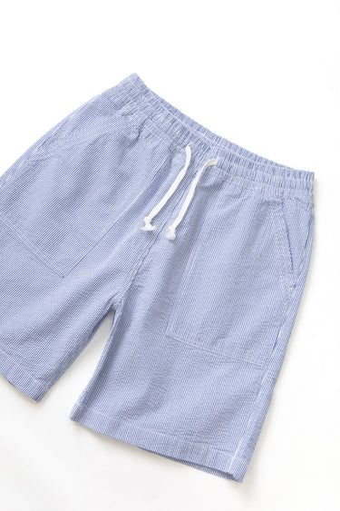 SHORT HOMME SEERSUCKER CHEF SHORTS NAVY STRIPE NAVY STRIPE