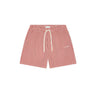 SHORTS DE BAIN HOMME STRIPE SEERSUCKER ROUGE ROUGE
